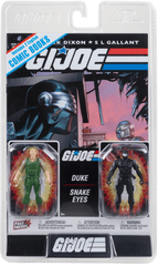 GI Joe Page Punchers - Duke & Snake Eyes 3in Action Figure Set (with comic)